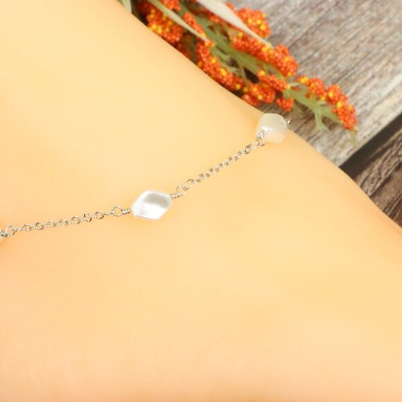 "Elegant Handmade Anklet – Delicate Jewelry for Women, MAR091772 - Picture 1 of 10